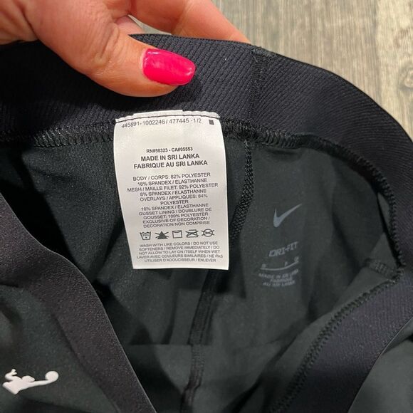 NWOT Nike Pro Womens Dri-Fit WNBA Official Issued Compression Tights Black Small - Picture 4 of 5